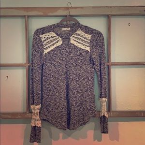 Live to be Spoiled Lacy Long Sleeve